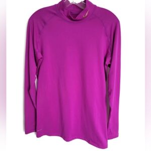 Nike Women's Purple Cold Weather Long Sleeve Top, Very Warm, Size XL